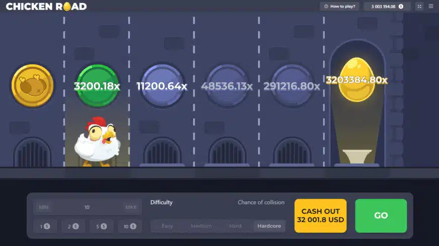 Caratteristiche del gioco Chicken Road 2.